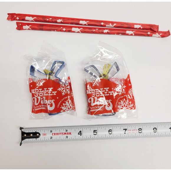 Dutch Bros x2 Christmas Ornament Cookie Cutter Straw Set, Windmill Special - Picture 1 of 3